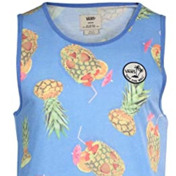 Vans | Drained & Confused Blue Pineapple Tank Top - Picture 6 of 6